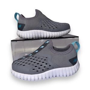 New Balance Aqua Drift Casual Shoes Grey / Blue ITAQDGB Infant 6.5